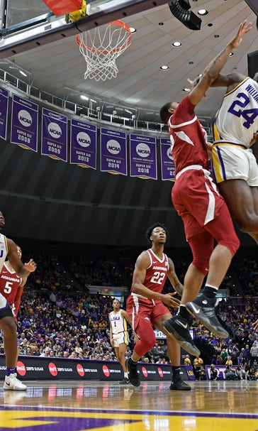 Jones’ late basket lefts Arkansas over No. 19 LSU, 90-89